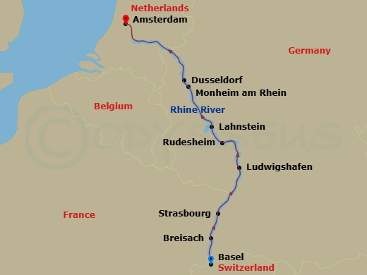 Cruise Route Map