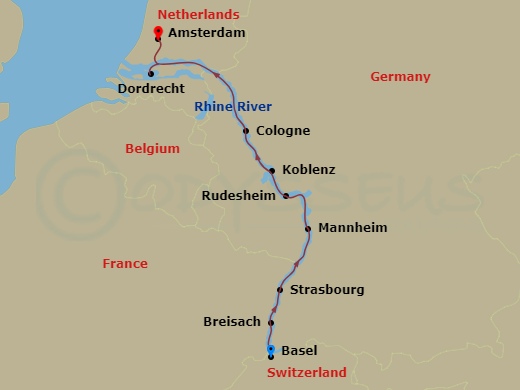 Cruise Route Map