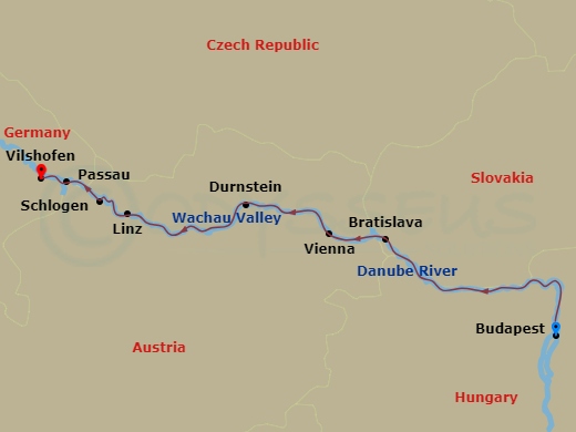 Cruise Route Map