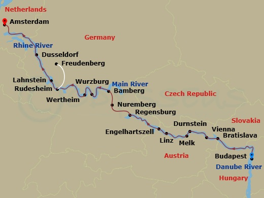 Cruise Route Map