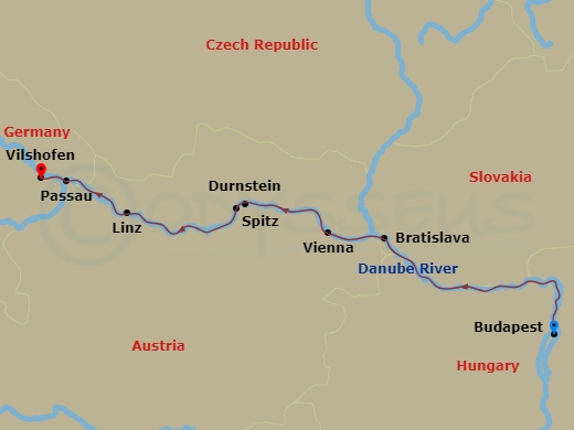 Cruise Route Map