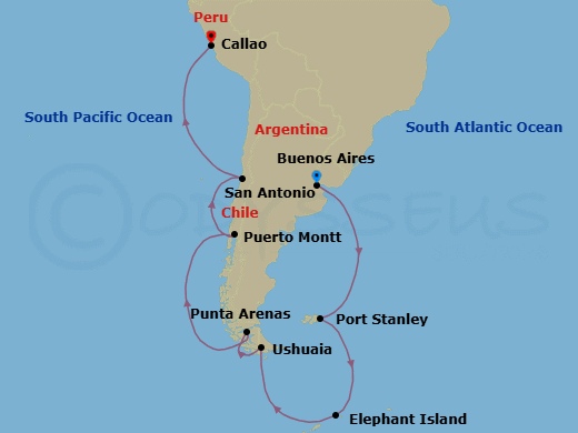 Cruise Route Map