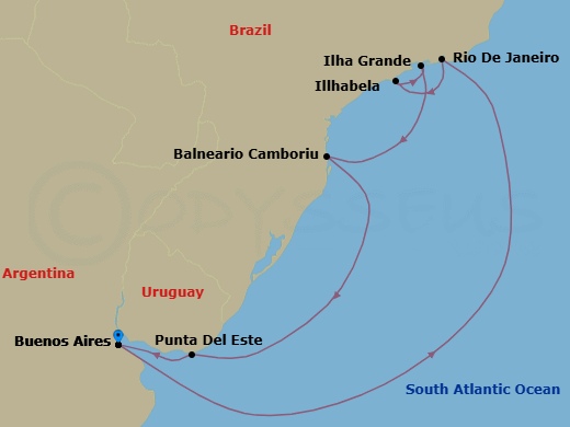 Cruise Route Map