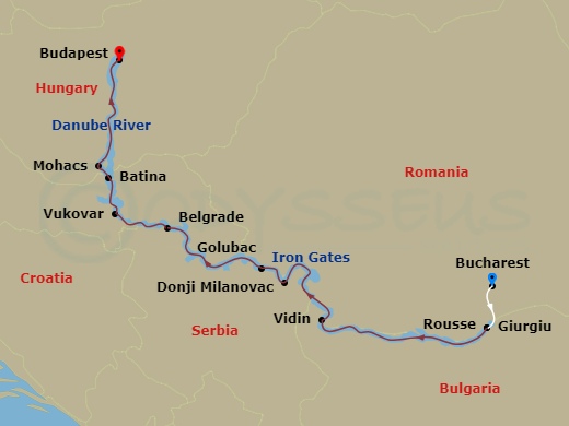 Highlights Of Eastern Europe (2028) Route Map