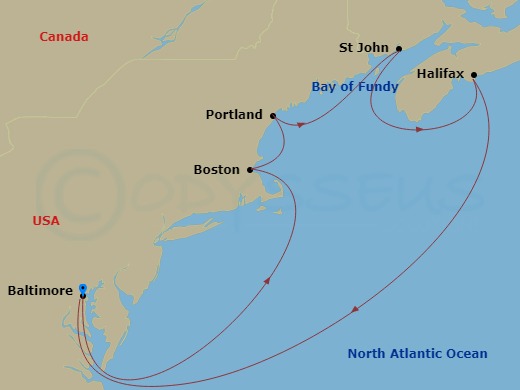 Cruise Route Map