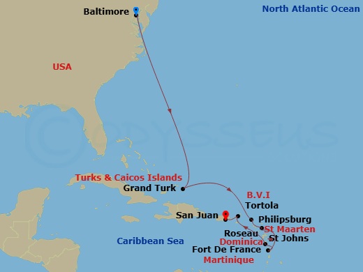 Cruise Route Map