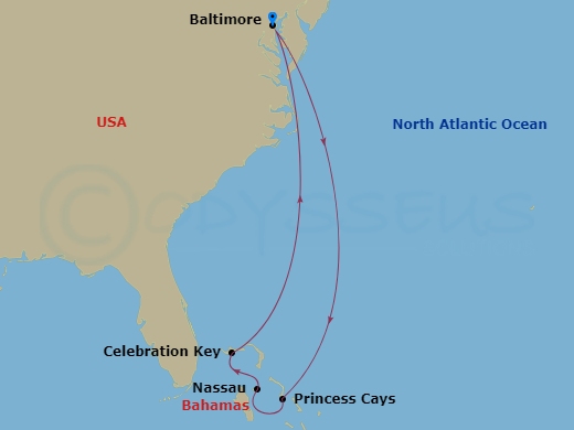 Cruise Route Map