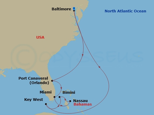 Cruise Route Map
