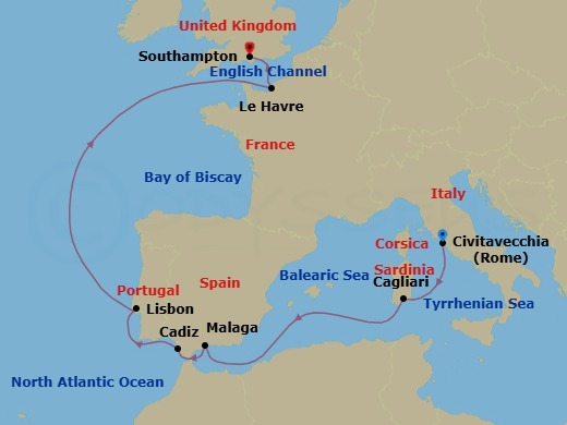 Cruise Route Map