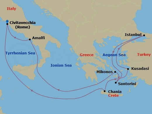 Cruise Route Map