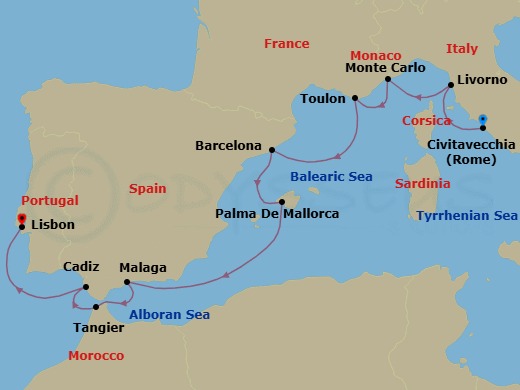 Culinary Wonders Route Map