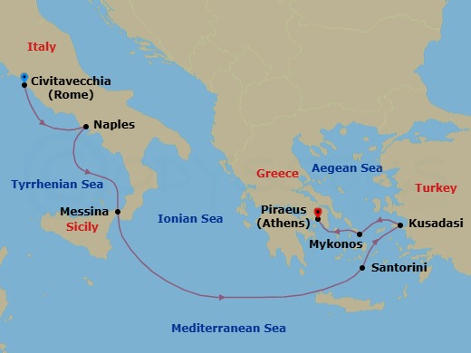 Cruise Route Map