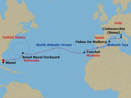 New World Passage Route Map