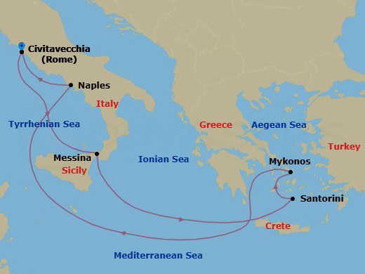 Cruise Route Map