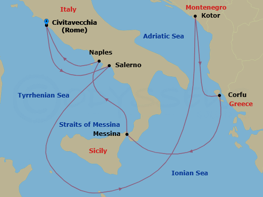 Cruise Route Map