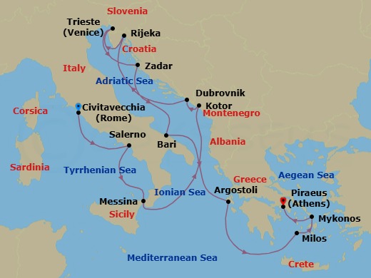 Idyllic Days Route Map