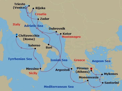 Harbors Of Heritage Route Map
