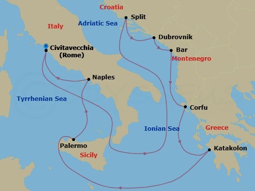 Cruise Route Map