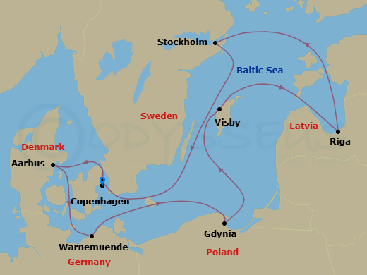 Cruise Route Map