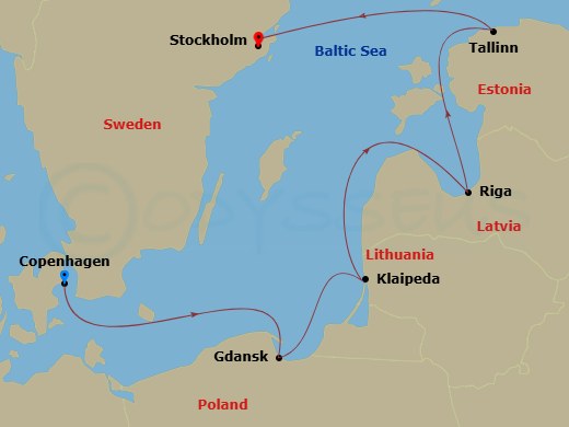 Cruise Route Map