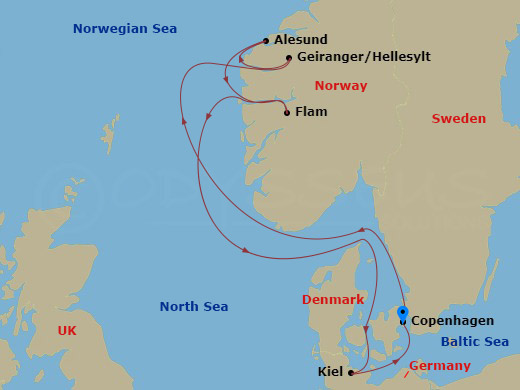 Cruise Route Map