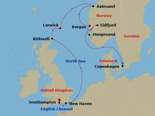 Scandinavian Sublime Route Map