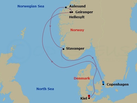 Cruise Route Map