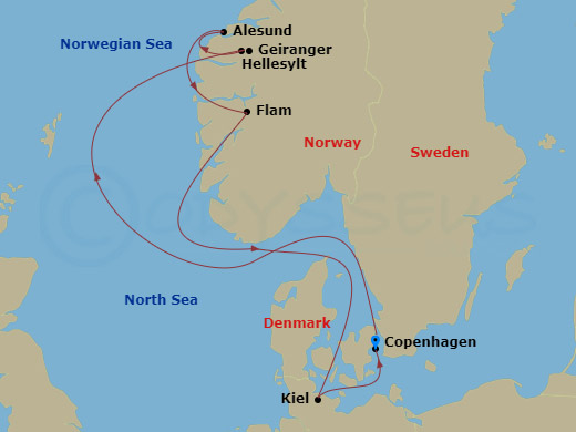 Cruise Route Map