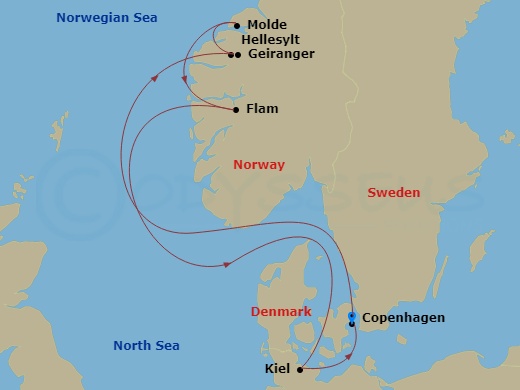 Cruise Route Map