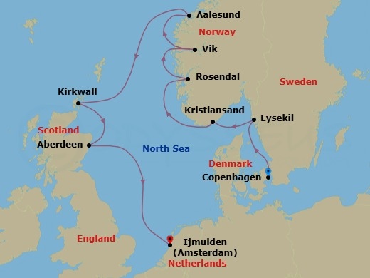 Land & Legend Route Map
