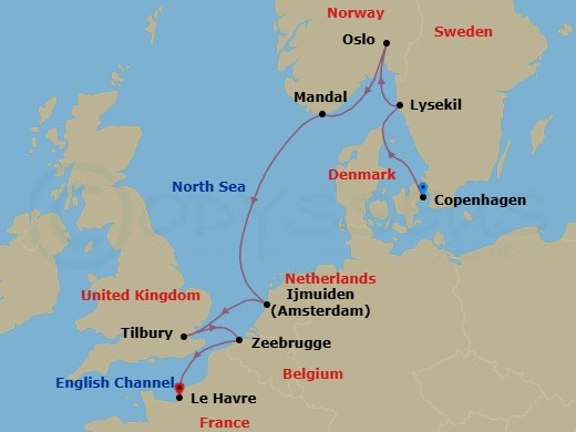 Cruise Route Map
