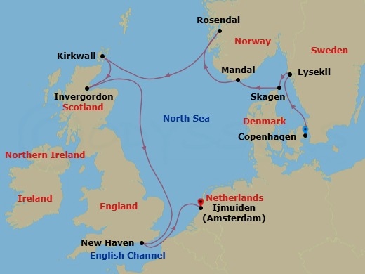 Salt & Fir Route Route Map