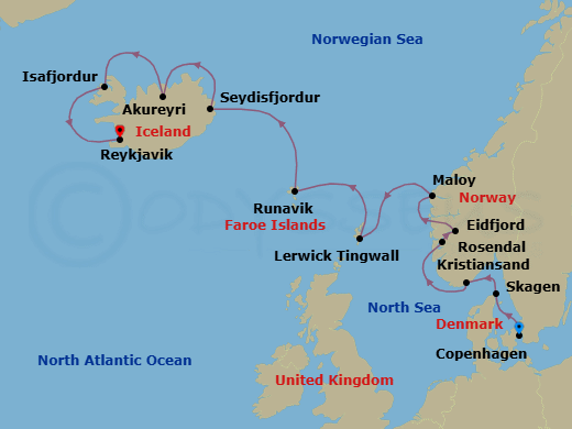 Cruise Route Map