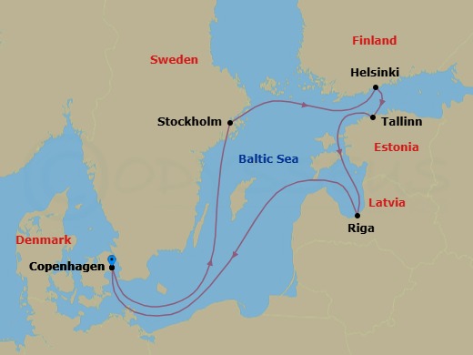 Cruise Route Map