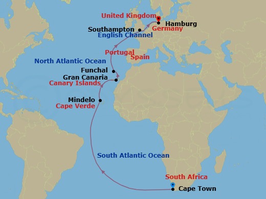 Cruise Route Map