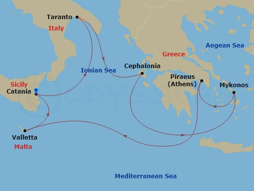 Cruise Route Map