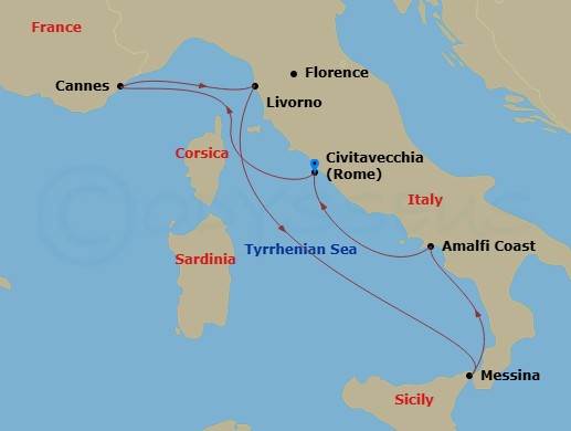 Cruise Route Map