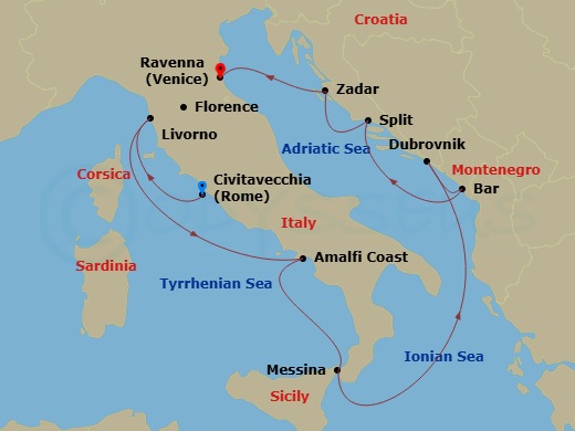 Cruise Route Map