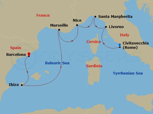 Cruise Route Map