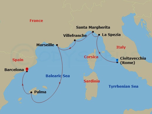 Cruise Route Map
