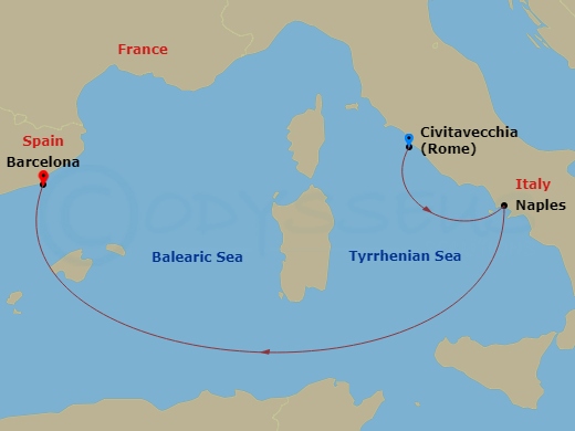 Cruise Route Map