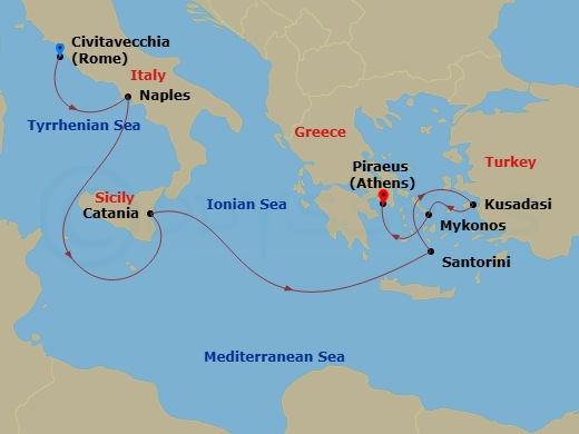 Cruise Route Map