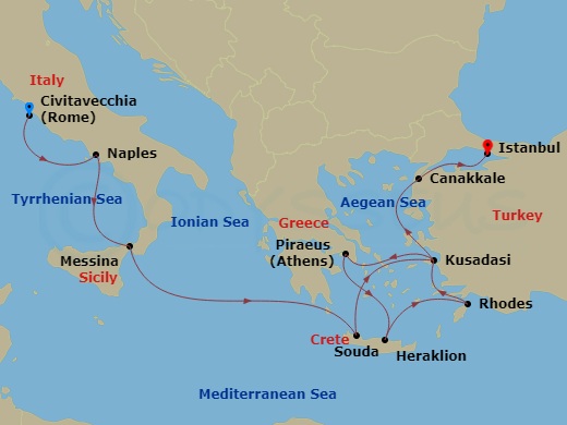 Cruise Route Map