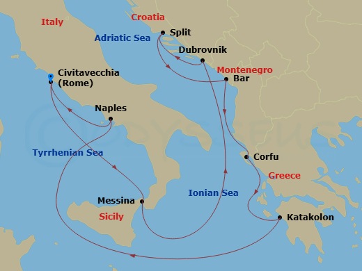 Cruise Route Map