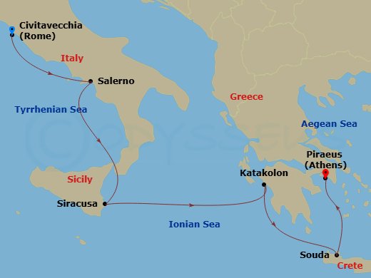 Cruise Route Map