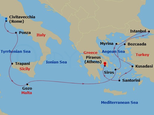 Luxury Cruise Connections - Itinerary: Hidden Gems & Turkish Shores ...