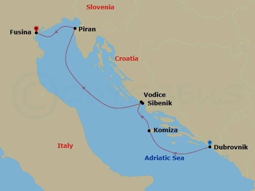 Croatia To Italy: Adriatic Shores To Venice? Route Map