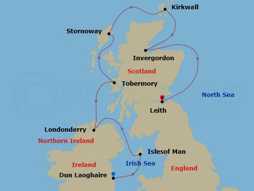 Gaelic Explorers Route Map