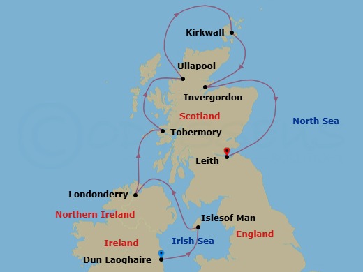 Gaelic Explorers Route Map