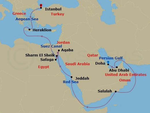 Crossroads Of History Route Map
